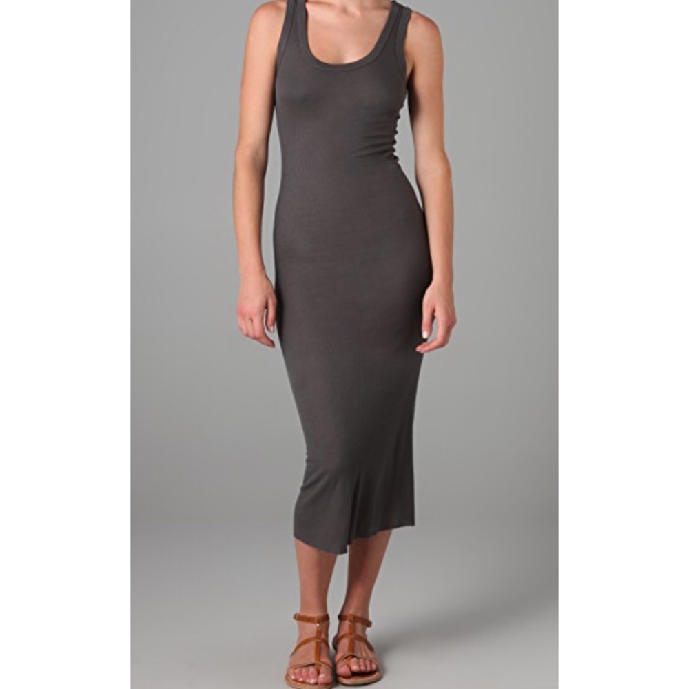 Enzo Costa Ribbed Tank Dress